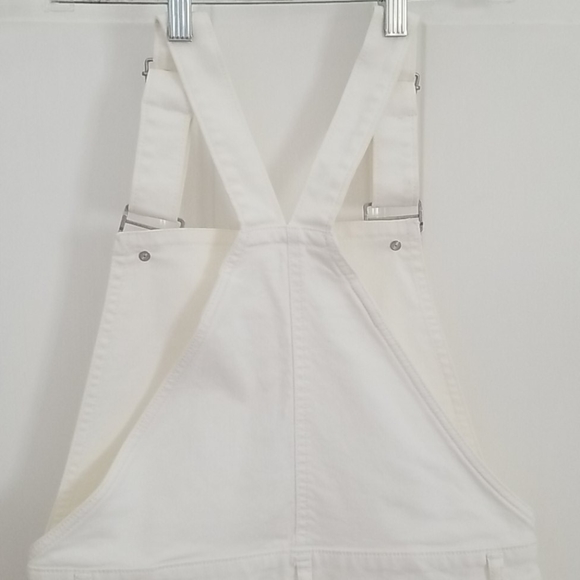 LOFT White Denim Overalls - NWT - Picture 3 of 13